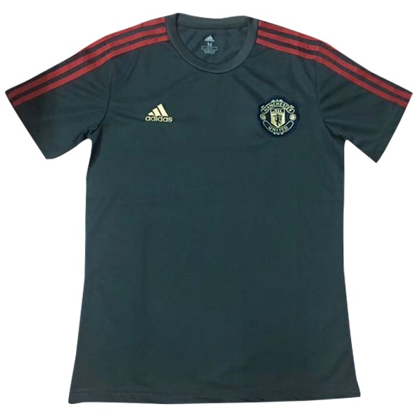 Camiseta de Entrenamiento Manchester United 2019 2020 Gris Marino